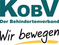 KOBV Logo mit wir bewegen Signatur